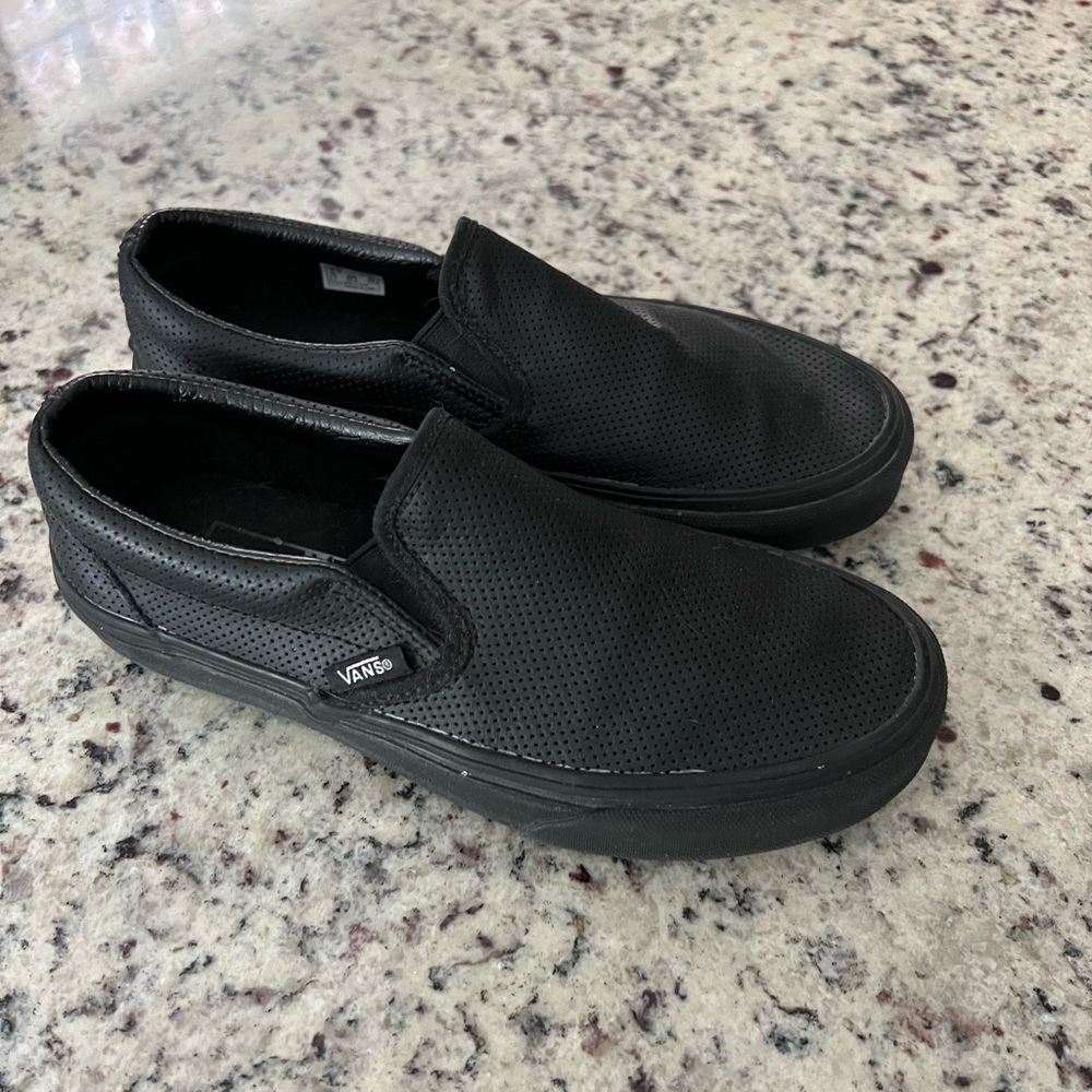 Vans perforated leather
